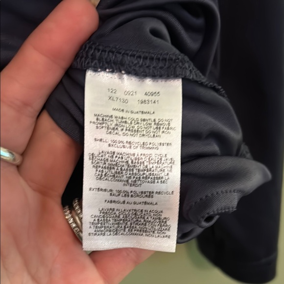 Columbia Mens Navy OMNI-SHADE Long Sleeve Shirt Size XL - Picture 6 of 6